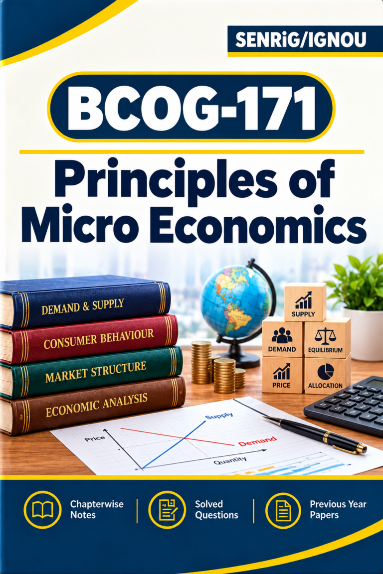 IGNOU BCOG-171 Help Book In English At shop.senrig.in