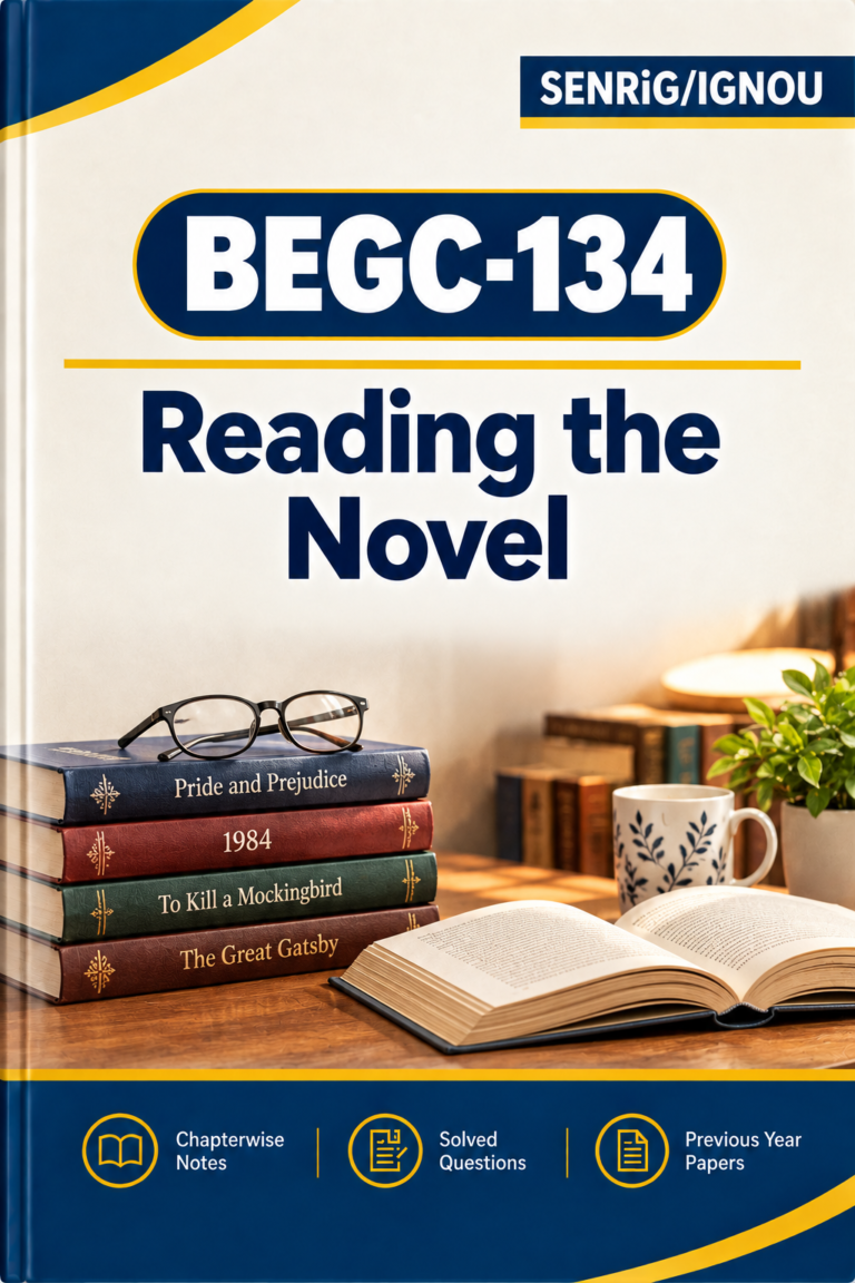 IGNOU BEGC-134 Help Book PDF Download In English At shop.senrig.in