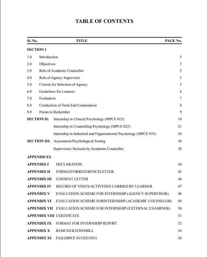 IGNOU BFADT-116 Industrial Internship (Hard Copy)